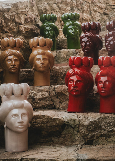 Solimano e Roxelana d'India - Crita Ceramiche di Caltagirone