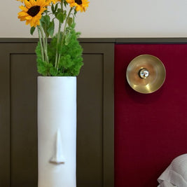 A naso bianco - Crita Ceramiche di Caltagirone