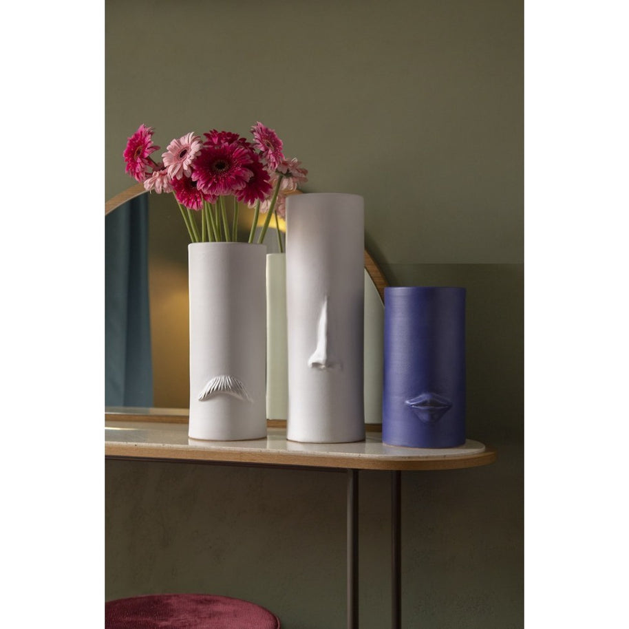 A naso bianco - Crita Ceramiche di Caltagirone