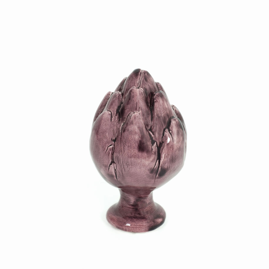 CARCIOFO • Viola di Ravanusa • H10 - Crita Ceramiche di Caltagirone