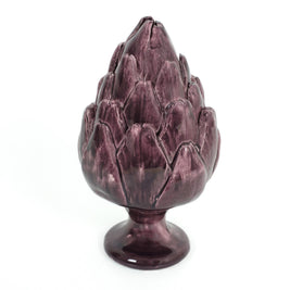 CARCIOFO • Viola di Ravanusa • H20 - Crita Ceramiche di Caltagirone