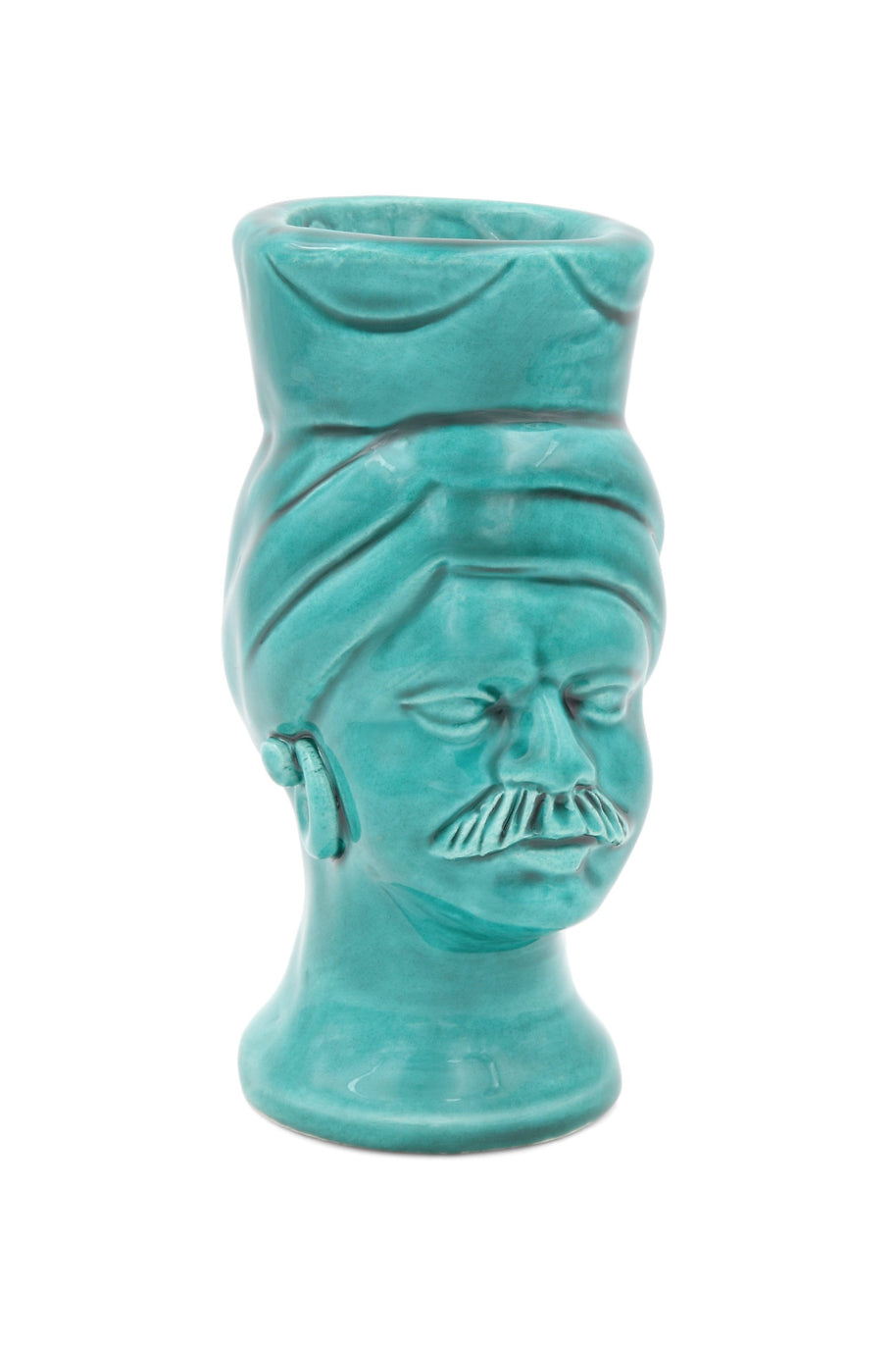 Grifone & Mata • Turchese di Calamosche • H14 - Crita Ceramiche di Caltagirone