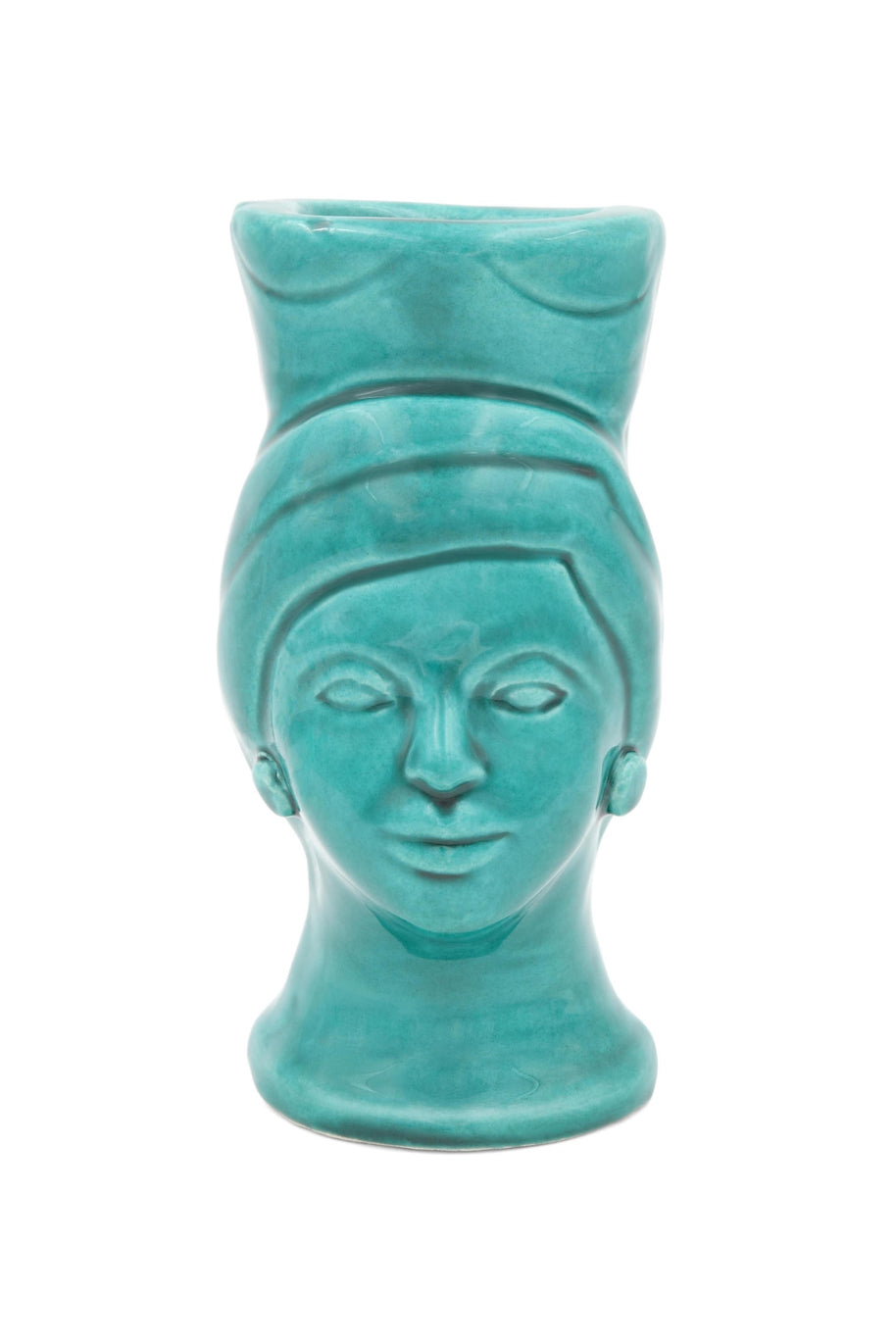 Grifone & Mata • Turchese di Calamosche • H14 - Crita Ceramiche di Caltagirone