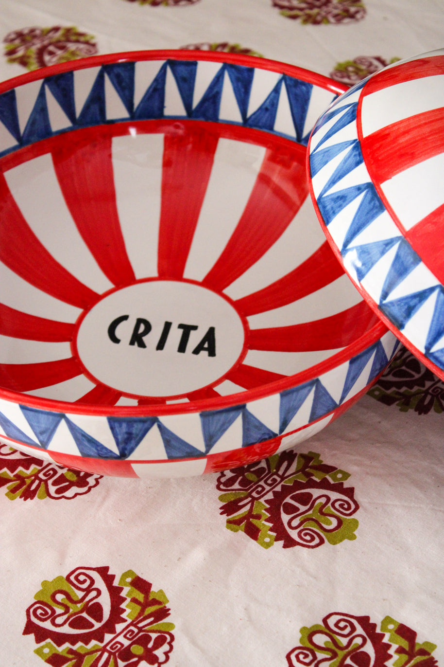 Insalatiera Alfeo - Big - Crita Ceramiche di Caltagirone