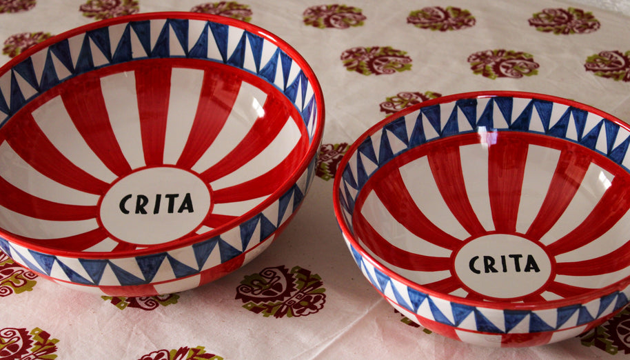 Insalatiera Alfeo - Small - Crita Ceramiche di Caltagirone