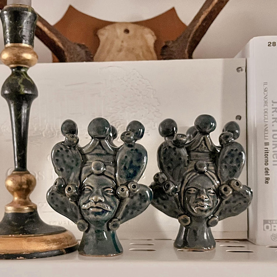 Mori di l'Amuri • Blu Tindari - Crita Ceramiche di Caltagirone