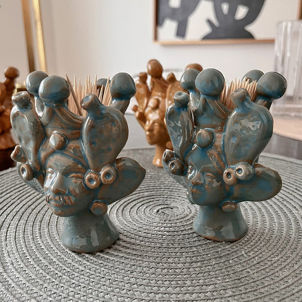 Mori di l'Amuri • Turchese Favignana - Crita Ceramiche di Caltagirone