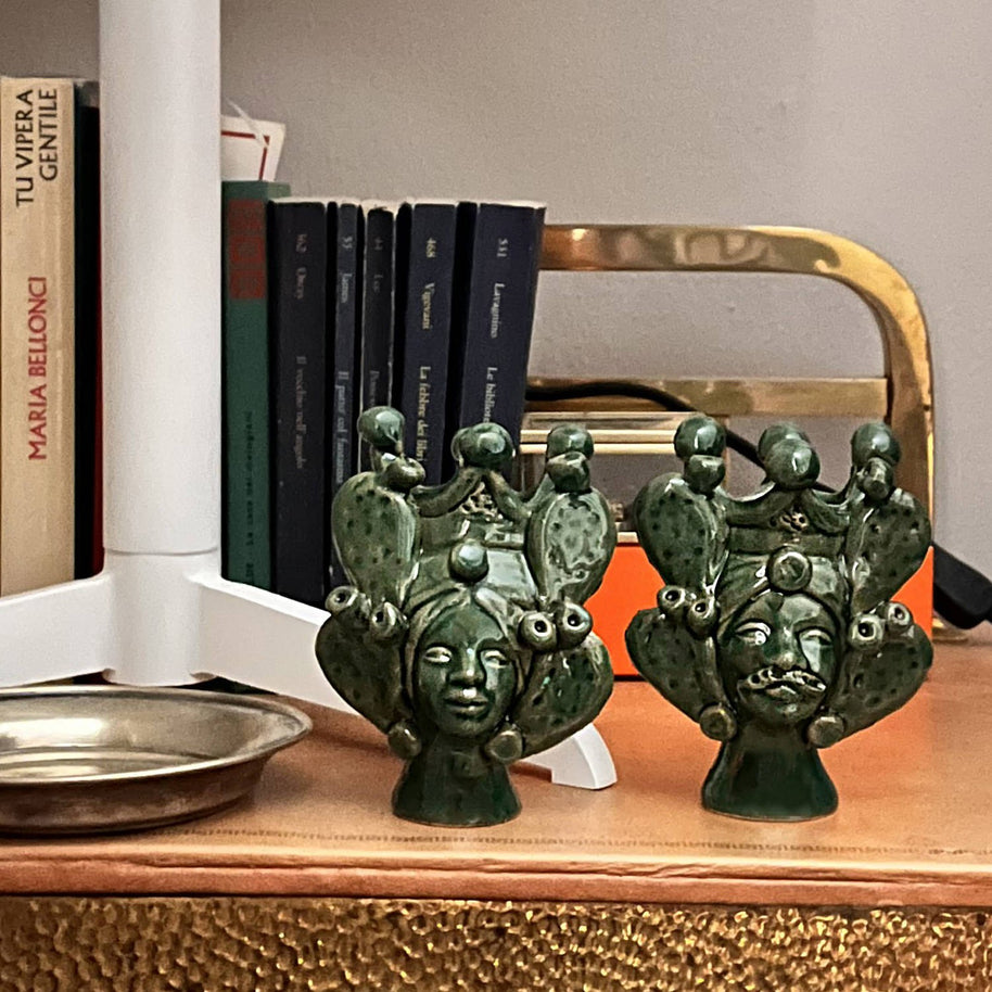 Mori di l'Amuri • Verde Ucria - Crita Ceramiche di Caltagirone