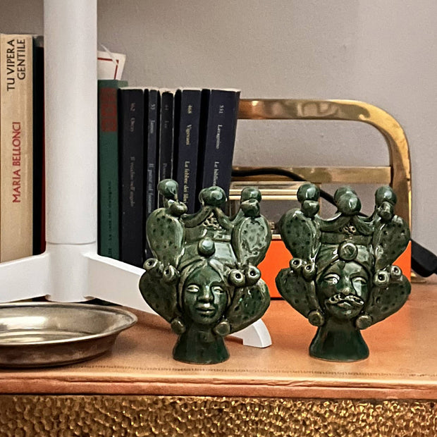 Mori di l'Amuri • Verde Ucria - Crita Ceramiche di Caltagirone