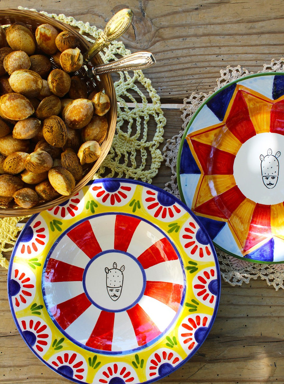 Piatto da Frutta EFESTO - Crita Ceramiche di Caltagirone