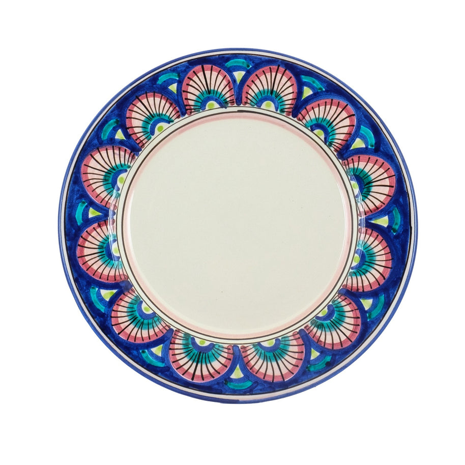 Piatto da Frutta • Ego • Rosa di Mozia - Crita Ceramiche di Caltagirone