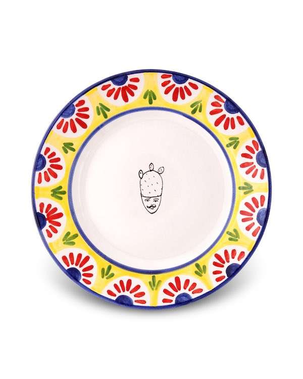 Piatto da Frutta FINZIA - Crita Ceramiche di Caltagirone