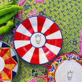 Piatto da Frutta TIFEO - Crita Ceramiche di Caltagirone