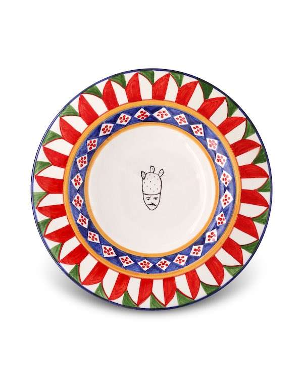 Piatto Fondo ANAPO - Crita Ceramiche di Caltagirone