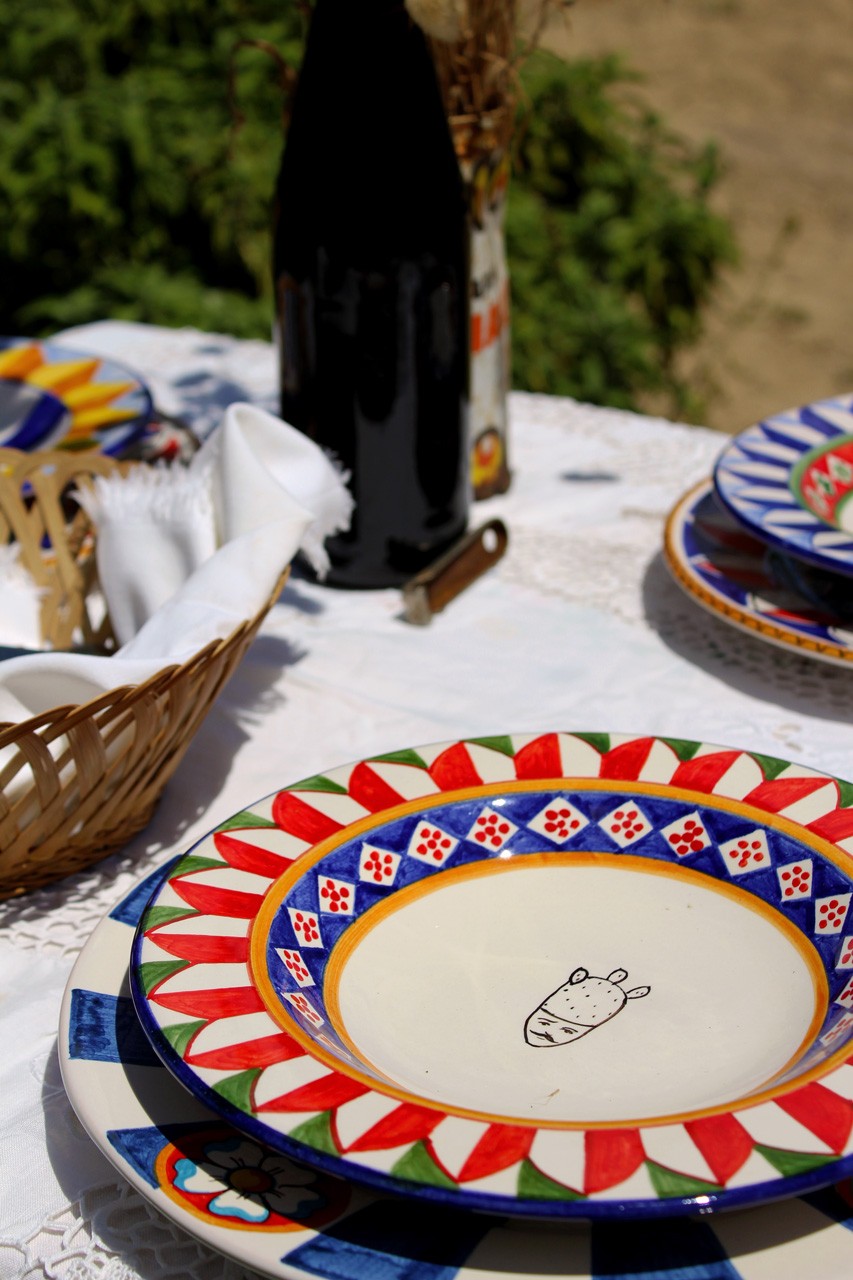 Piatto Fondo ANAPO - Crita Ceramiche di Caltagirone