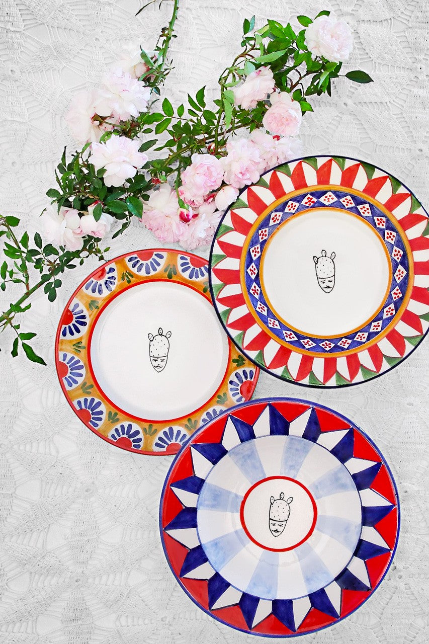 Piatto Fondo ANAPO - Crita Ceramiche di Caltagirone