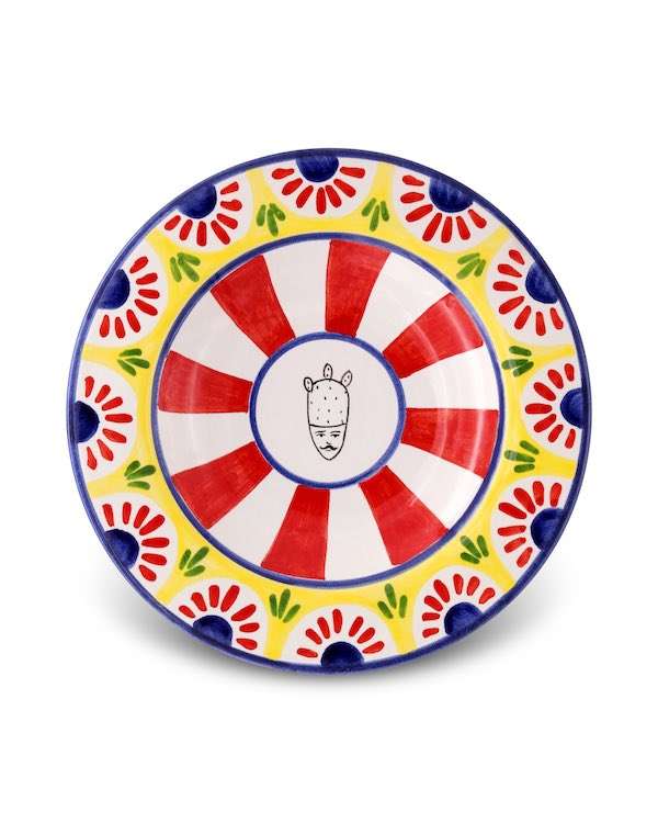 Piatto Fondo FILLIDE - Crita Ceramiche di Caltagirone