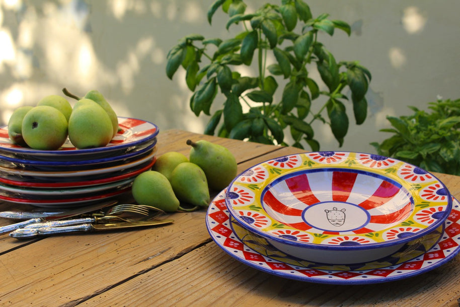 Piatto Fondo FILLIDE - Crita Ceramiche di Caltagirone