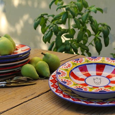 Piatto Fondo FILLIDE - Crita Ceramiche di Caltagirone