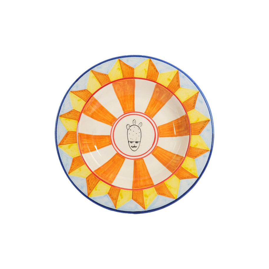 Piatto Fondo GAMMAZITA - Crita Ceramiche di Caltagirone