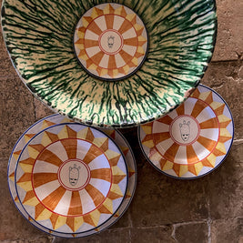 Piatto Fondo GAMMAZITA - Crita Ceramiche di Caltagirone