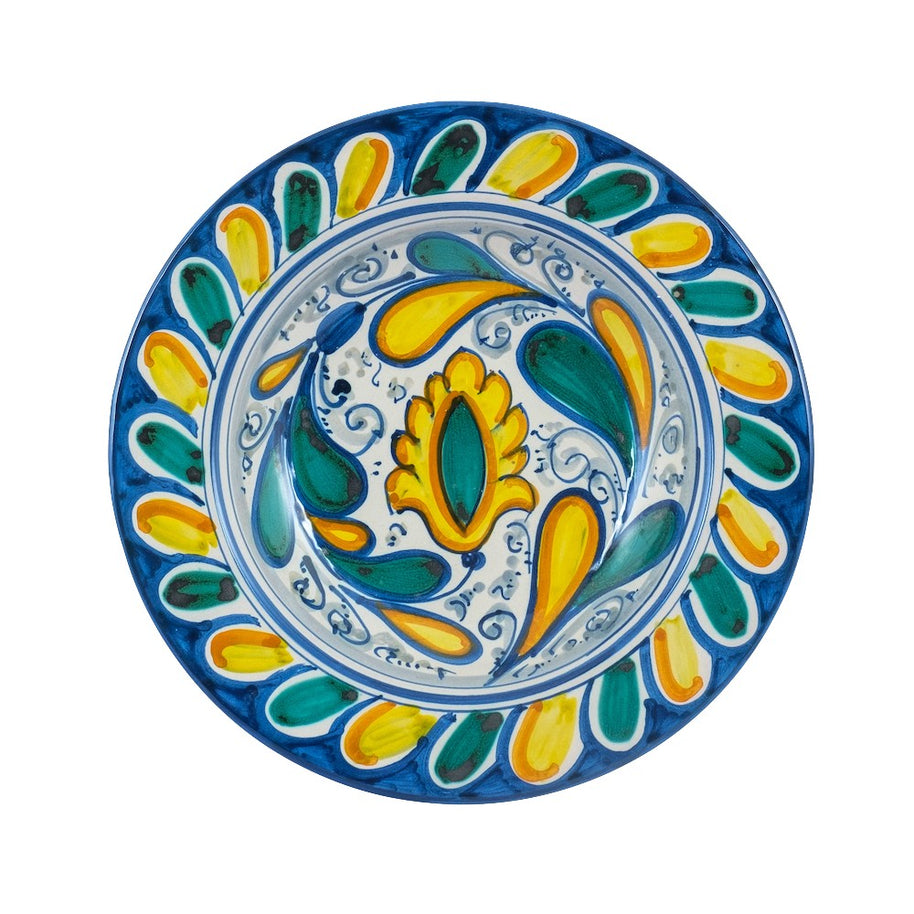 Piatto Fondo GIALLO MONTEDORO - Crita Ceramiche di Caltagirone