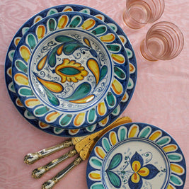 Piatto Fondo GIALLO MONTEDORO - Crita Ceramiche di Caltagirone