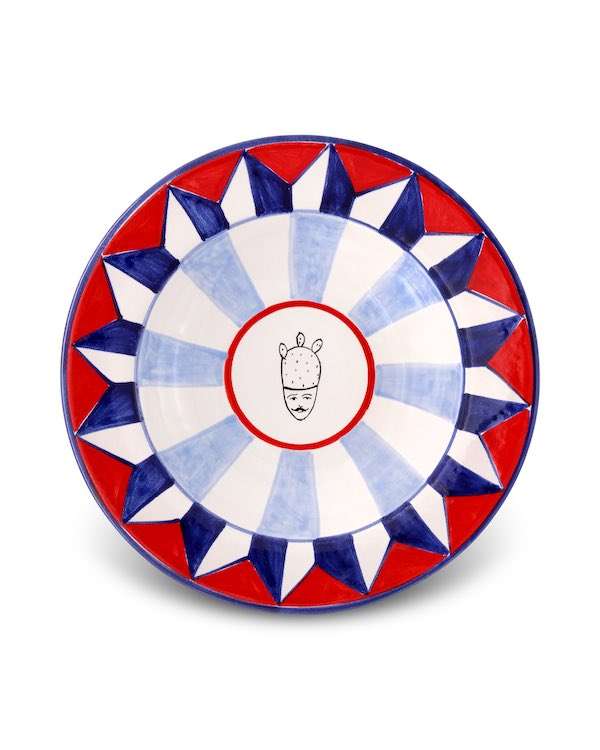 Piatto Fondo MACALDA - Crita Ceramiche di Caltagirone