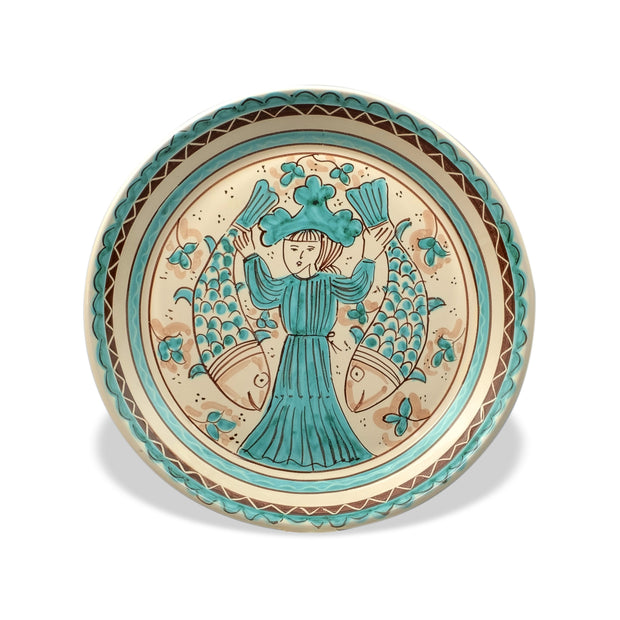 Piatto Fondo MEDITERRANEO - Crita Ceramiche di Caltagirone