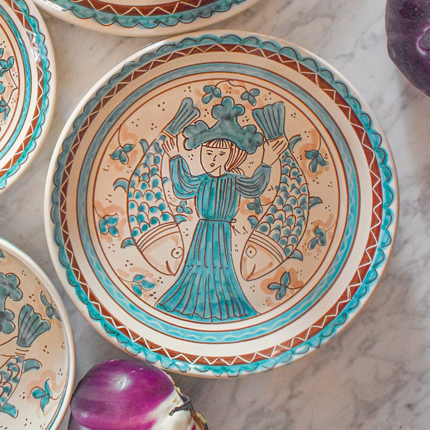Piatto Fondo MEDITERRANEO - Crita Ceramiche di Caltagirone