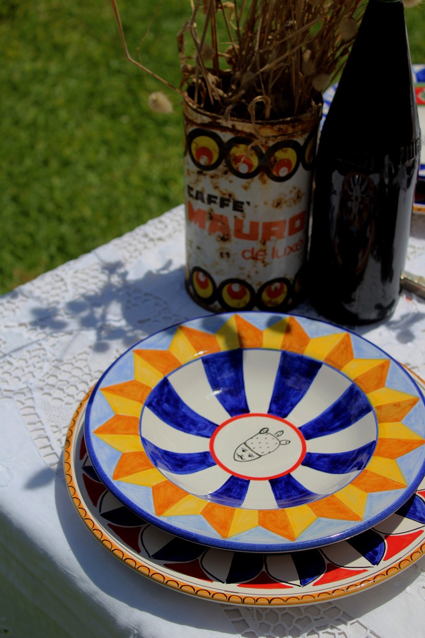 Piatto Fondo NAIDE - Crita Ceramiche di Caltagirone