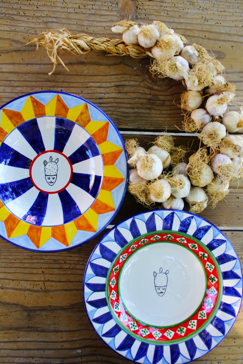 Piatto Fondo NAIDE - Crita Ceramiche di Caltagirone