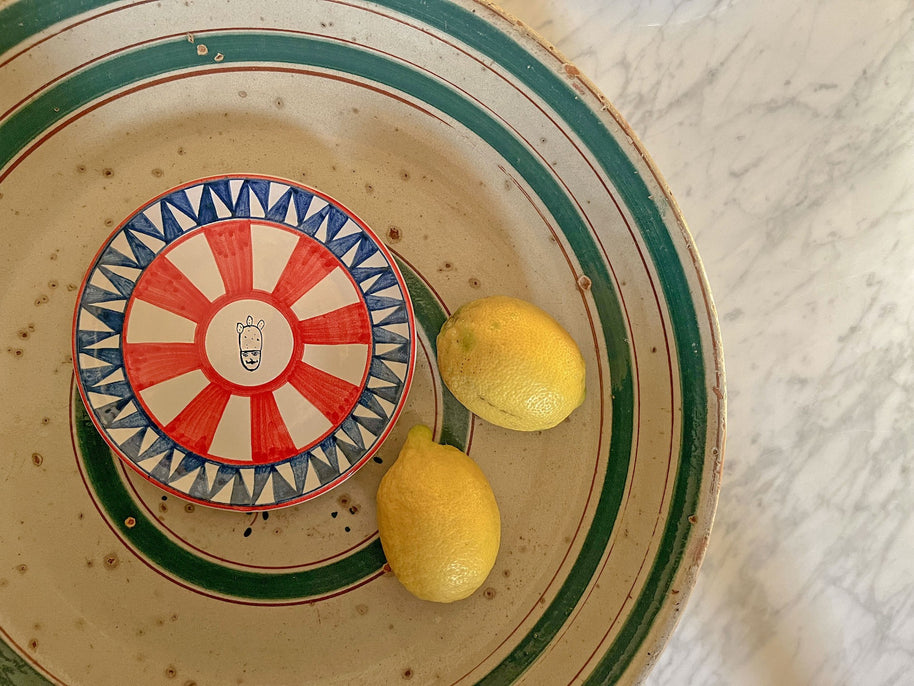 Piatto Pane ALFEO - Crita Ceramiche di Caltagirone