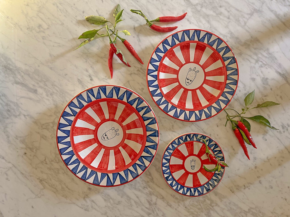 Piatto Pane ALFEO - Crita Ceramiche di Caltagirone