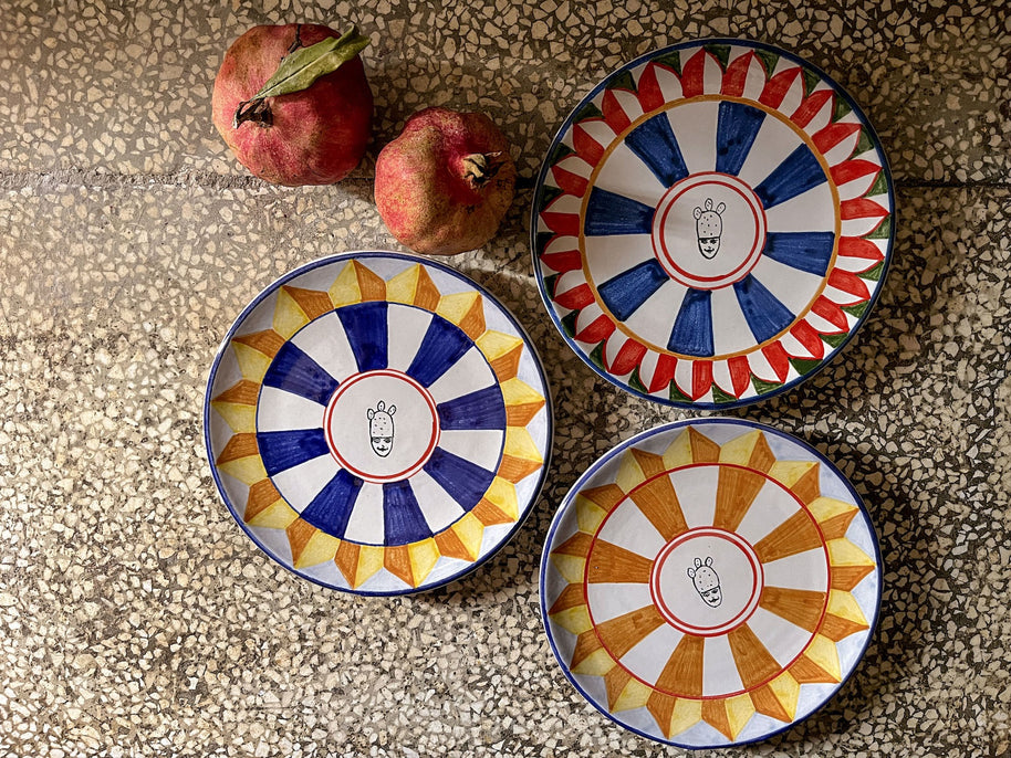 Piatto Pane ENCELADO - Crita Ceramiche di Caltagirone