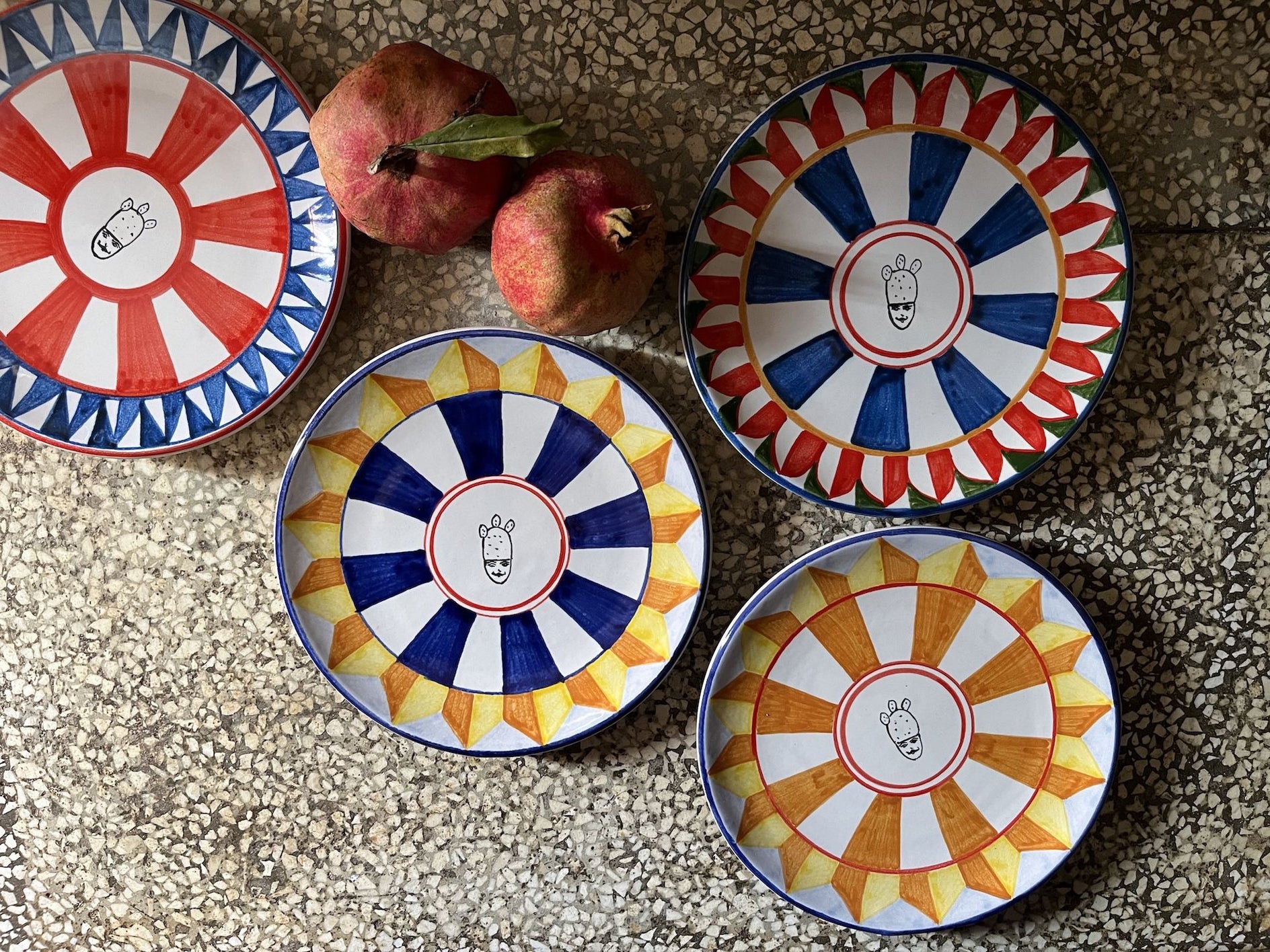 Piatto Pane NAIDE - Crita Ceramiche di Caltagirone