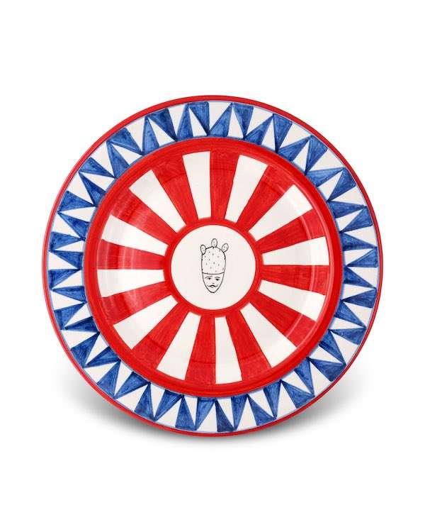 Piatto Piano ALFEO - Crita Ceramiche di Caltagirone