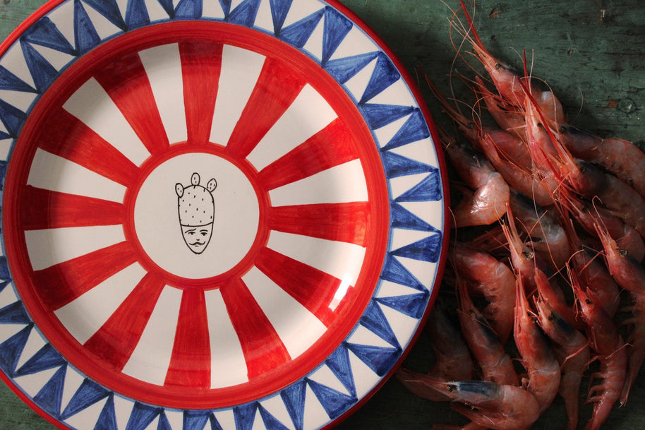 Piatto Piano ALFEO - Crita Ceramiche di Caltagirone