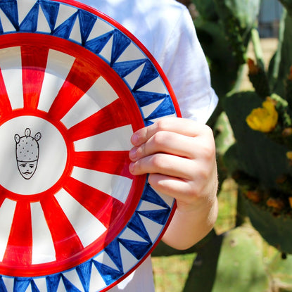 Piatto Piano ALFEO - Crita Ceramiche di Caltagirone