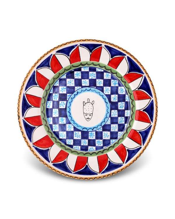 Piatto Piano COCALO - Crita Ceramiche di Caltagirone