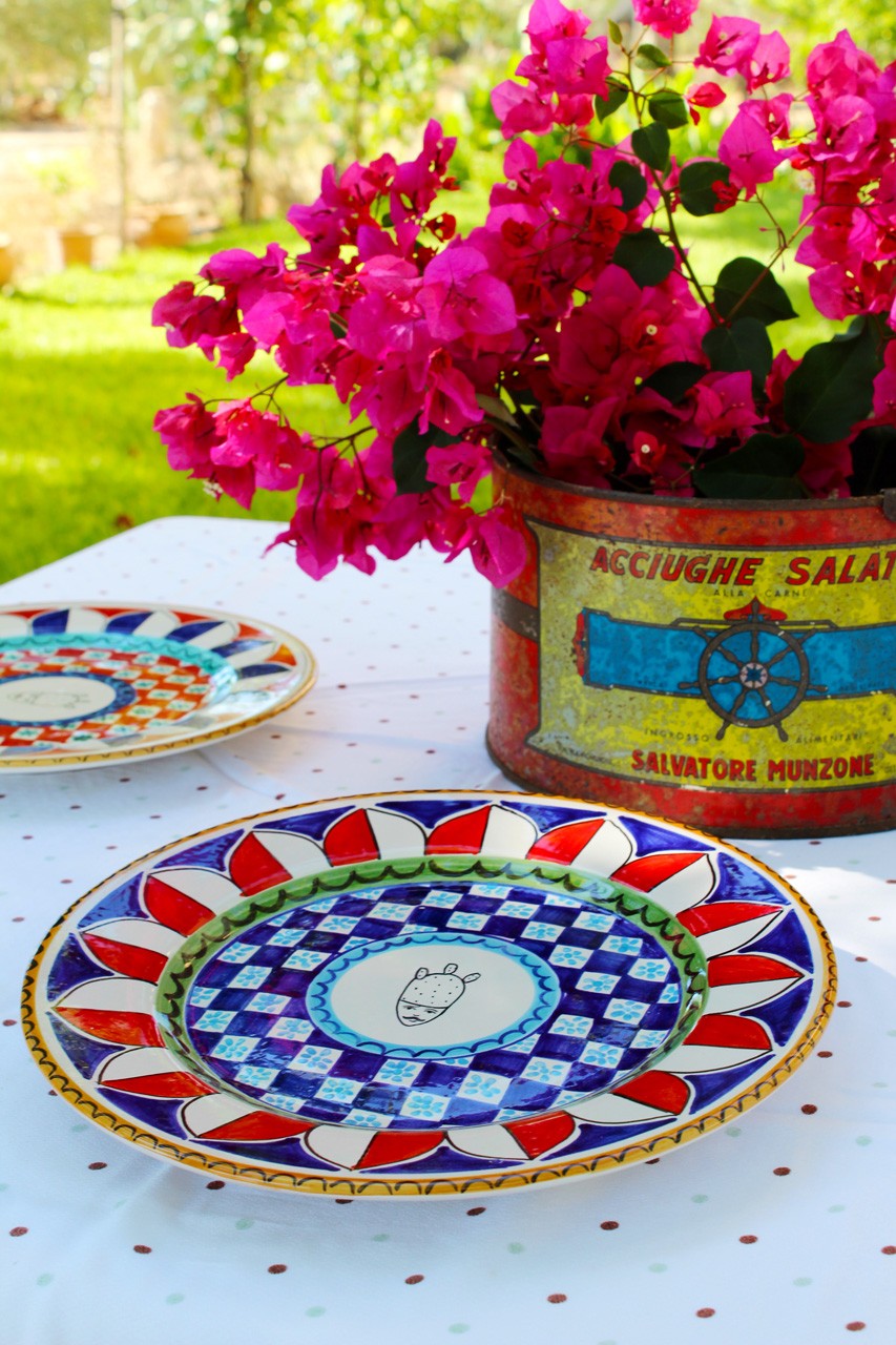 Piatto Piano COCALO - Crita Ceramiche di Caltagirone