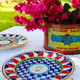 Piatto Piano COCALO - Crita Ceramiche di Caltagirone