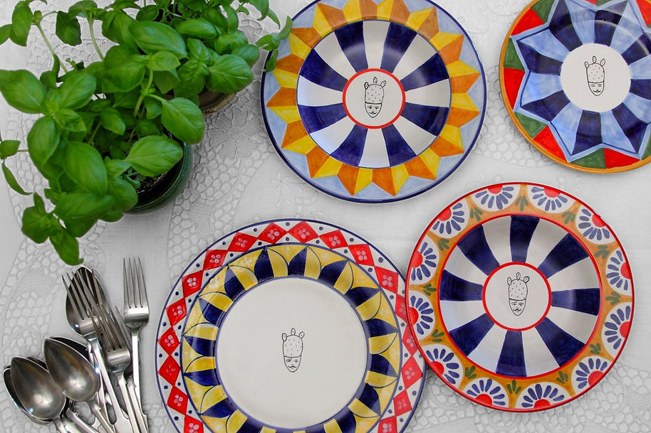 Piatto Piano ELIODORO - Crita Ceramiche di Caltagirone