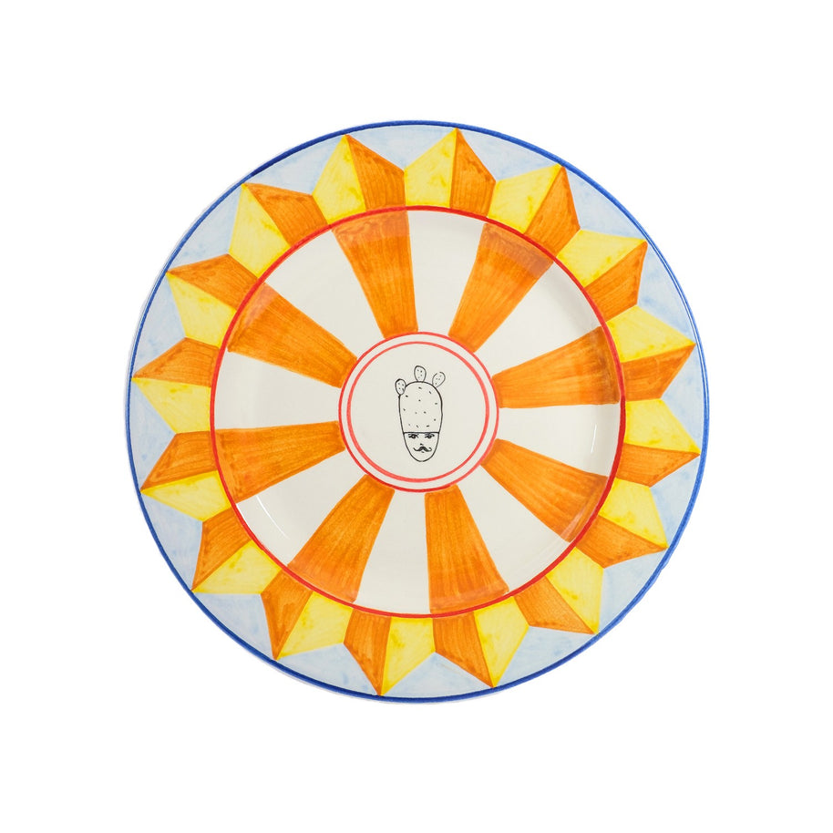 Piatto Piano GAMMAZITA - Crita Ceramiche di Caltagirone