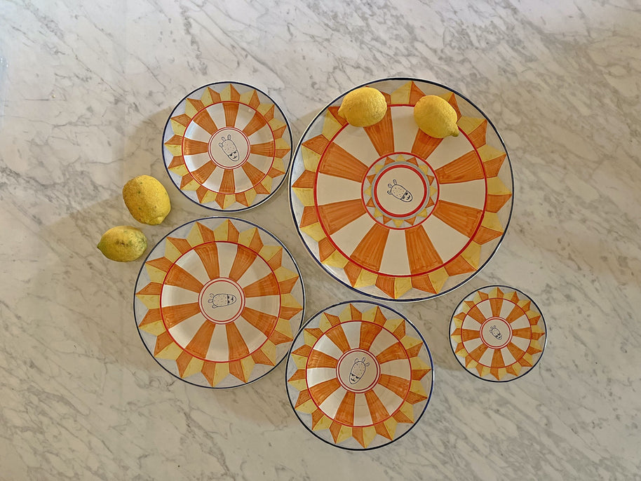 Piatto Piano GAMMAZITA - Crita Ceramiche di Caltagirone