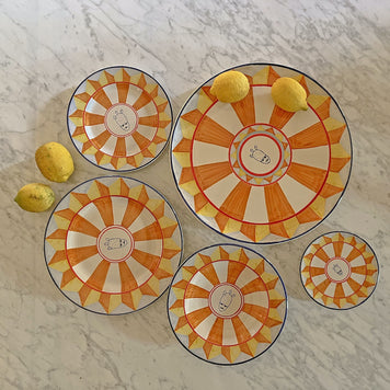 Piatto Piano GAMMAZITA - Crita Ceramiche di Caltagirone