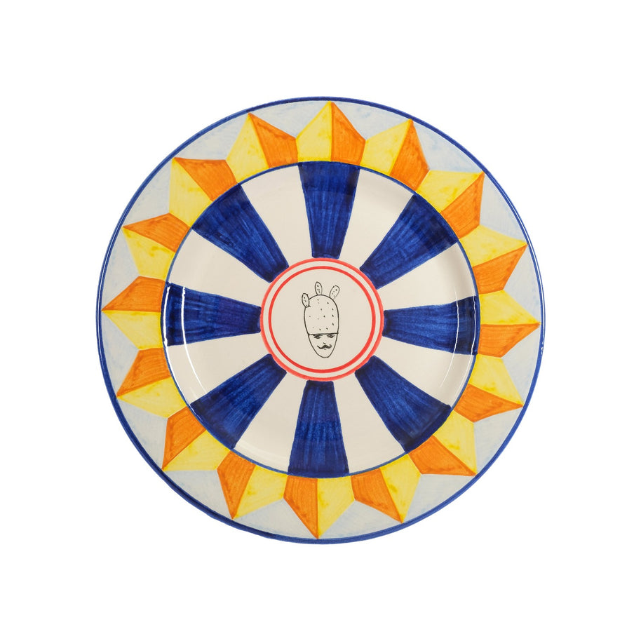 Piatto Piano NAIDE - Crita Ceramiche di Caltagirone