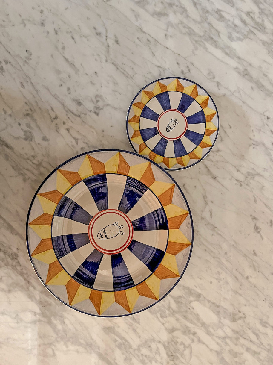 Piatto Piano NAIDE - Crita Ceramiche di Caltagirone