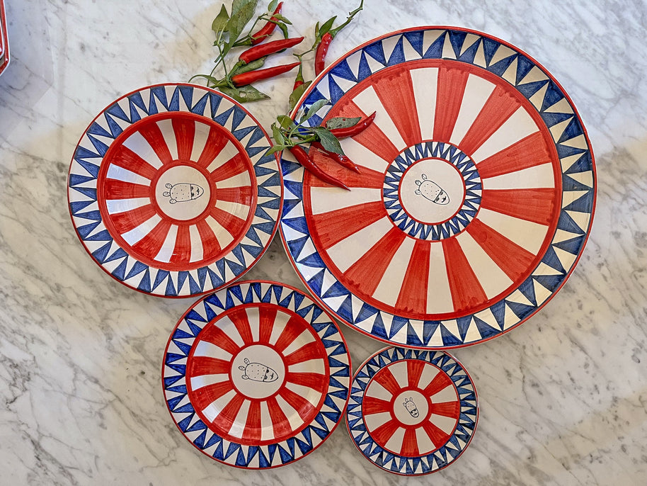 Piatto Portata ALFEO - Crita Ceramiche di Caltagirone