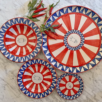 Piatto Portata ALFEO - Crita Ceramiche di Caltagirone